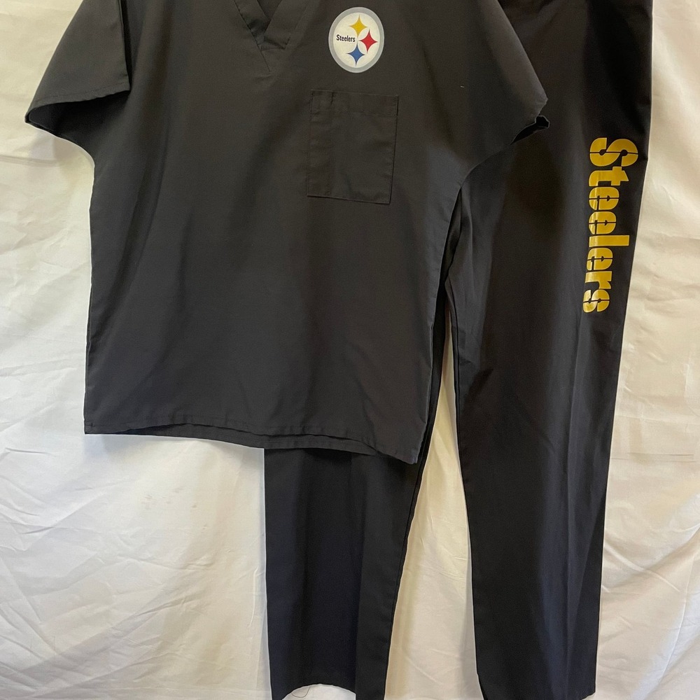 Pittsburgh Steelers Scrubs Set Reebok Size S‎